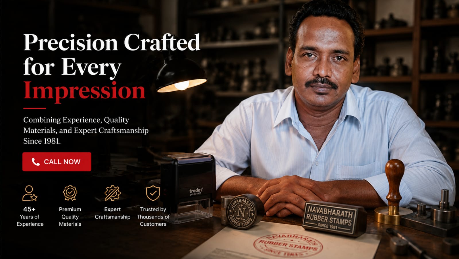 Rubber Stamp Maker in Malkajgiri, Hyderabad providing high-quality custom rubber stamps, company seals and fast service at best price.